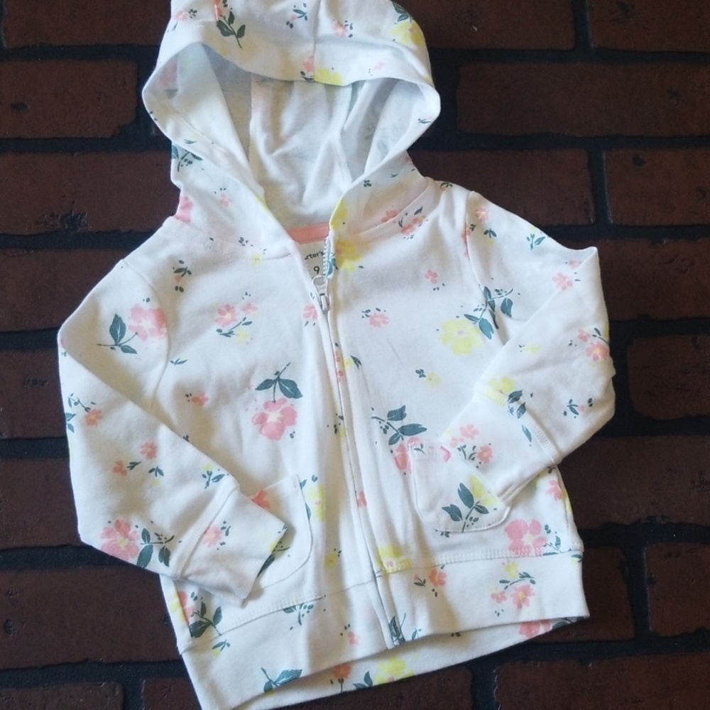 Carters infant floral sweater size 9 months